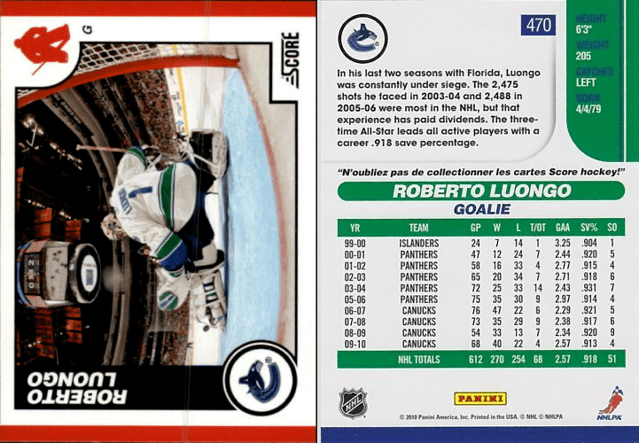 The Parallel That Must Not Be Named…. Panini’s 2010-11 Score French Back