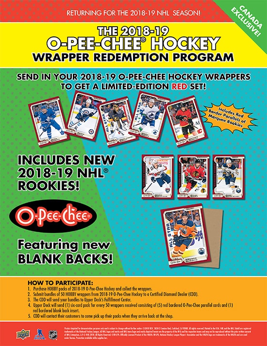 Upper Deck’s O-Pee-Chee Red Wrapper Redemption Program (Canadian&nbsp;Exclusive)