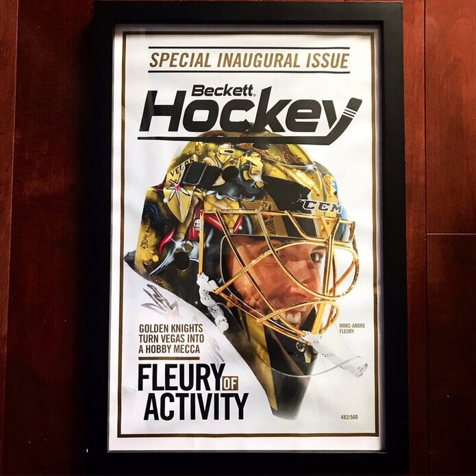 Limited Edition Marc-Andre Fleury Beckett Magazine Cover Print /500