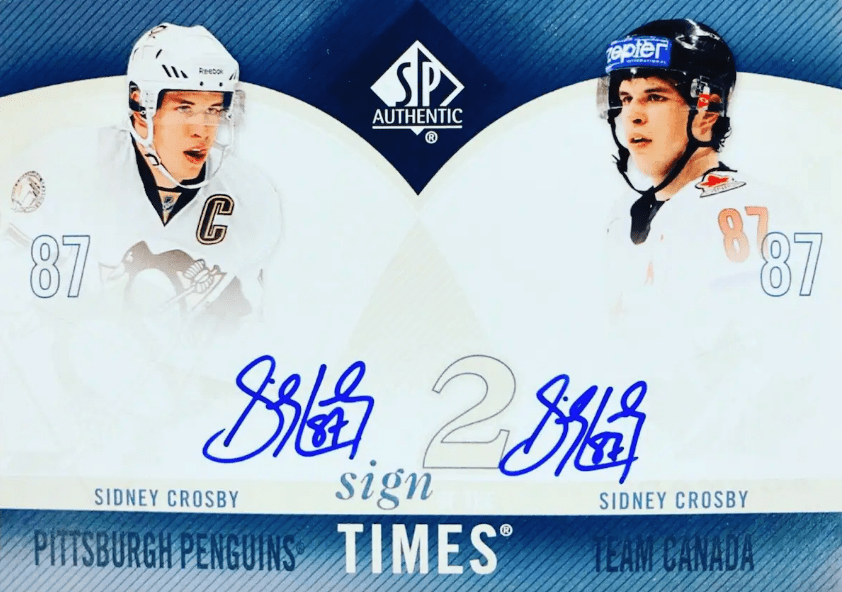Why Did Sidney Crosby Autograph Cards With&nbsp;Himself?