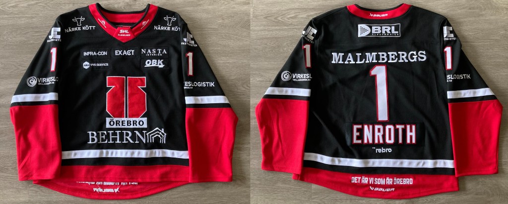 New Enroth Jersey added to the PC! 2024-25 Örebro HK&nbsp;Replica!